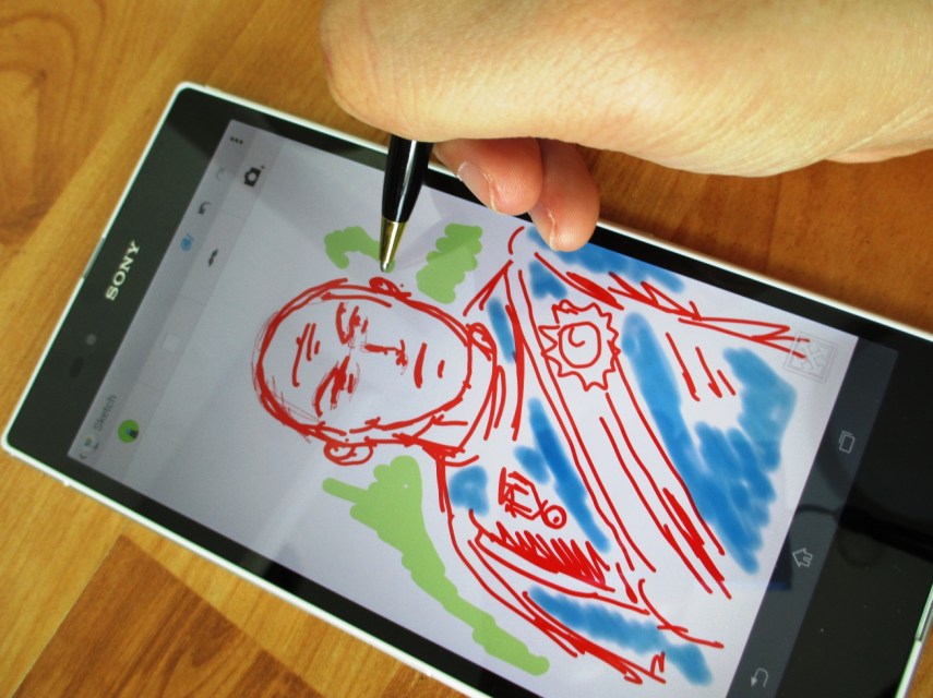 Menggambar dengan bolpen biasa